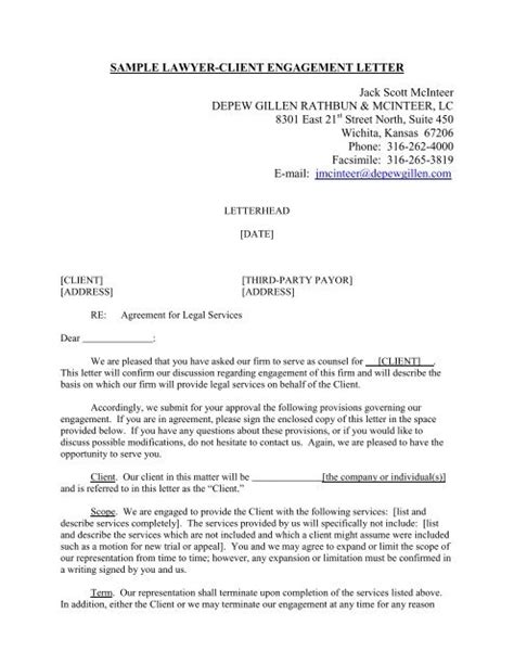 sample attorney letter  representation  professionally designed