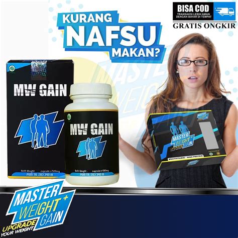 Jual Obat Penambah Nafsu Makan Dewasa Master Weight Gain Shopee Indonesia