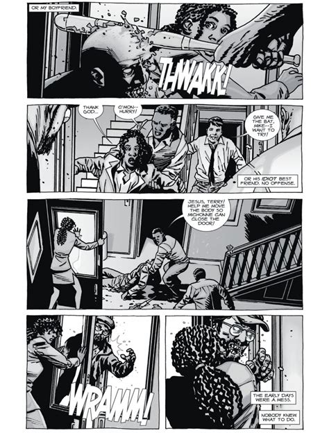 The Walking Dead Comic Strip Reveals Michonne Past