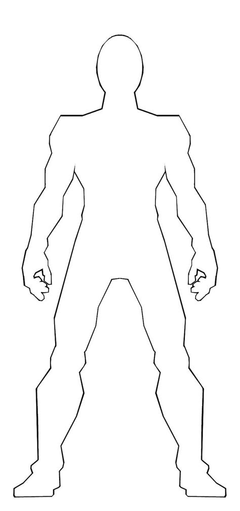 male body template  ss  deviantart