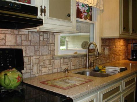 20 Kitchens With Stone Backsplash Designs