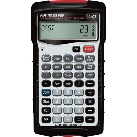 product calculated industries pipe trades pro calculator model