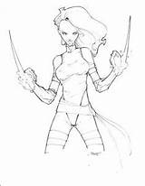 Psylocke Rantz Commission sketch template
