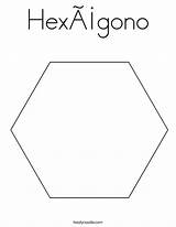 Coloring Hexágono Hexagono Print Favorites Login Add Twistynoodle Hexagon sketch template