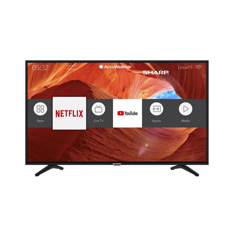 Sharp 50 4k Uhd Smart Led Tv With Voice Assistant Compatibility