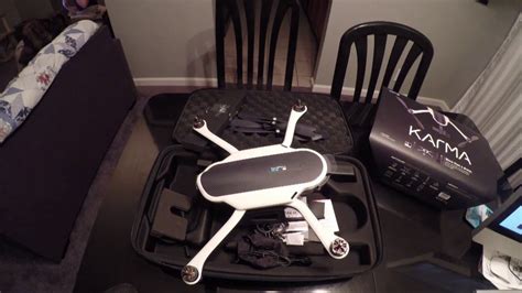 gopro karma drone quick unboxing youtube