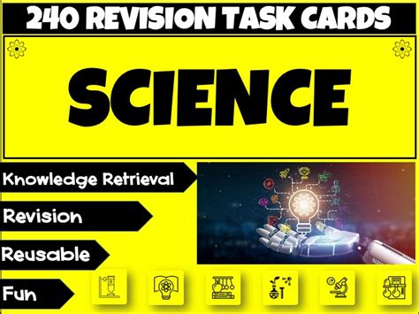 science revision teaching resources
