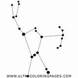 Coloring Orion Constellation sketch template