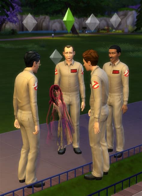 mod  sims ghostbusters  pieces suit  ironleo