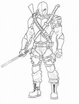 Deathstroke Armour Deviantart sketch template