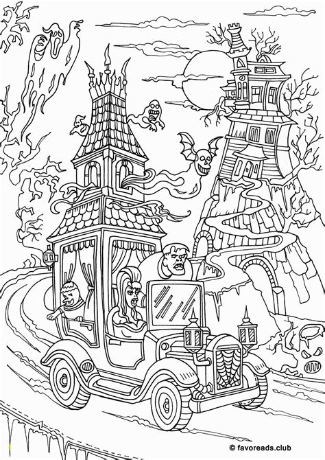 halloween horror coloring pages divyajananiorg