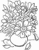 Flowers Coloring Picasaweb sketch template