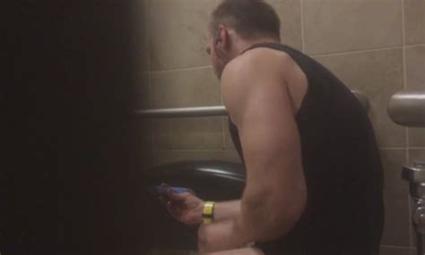 he s jerking in the gym toilet spycamfromguys hidden cams spying on men