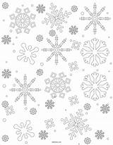 Snowflake Snowflakes Template Paper Color Cut Easy Coloring Printable Stencil Adult Simple Outline Pages Tealnotes Cutouts Creativity Stress Channel Way sketch template