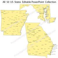 state maps  counties roads  major cities map    map