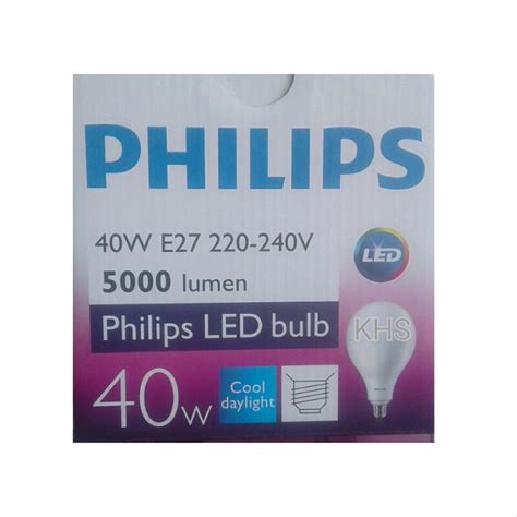 Jual Lampu Led Philips 40 Watt Bohlam Led 40watt Bulb Philip Putih 40 W