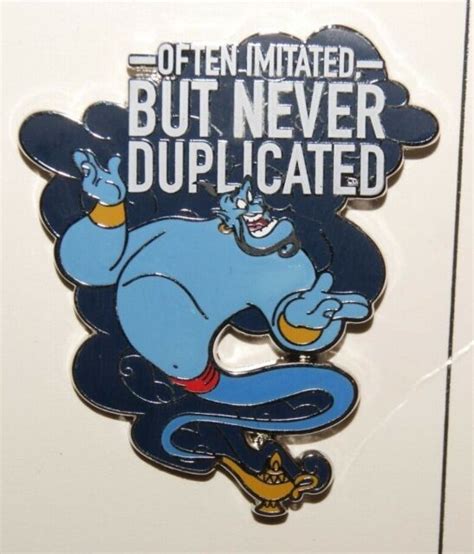 Disney Aladdin Genie Often Imitated Never Duplicated Pin Ebay