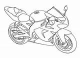 Motorcycle Coloriage Coloriages Colorier sketch template