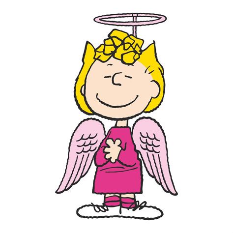 Sally Dressed In An Angel Costume Charlie Brown
