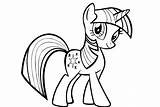 Pony sketch template