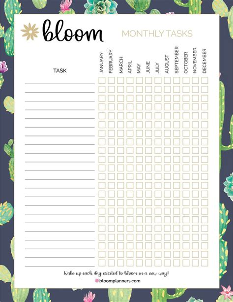 printables bloom daily planners daily planner stickers bloom