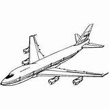 747 Boeing Coloring Pages Printable Choose Board sketch template