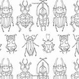 Pages Coloring Insect Colouring Bugs Choose Board sketch template