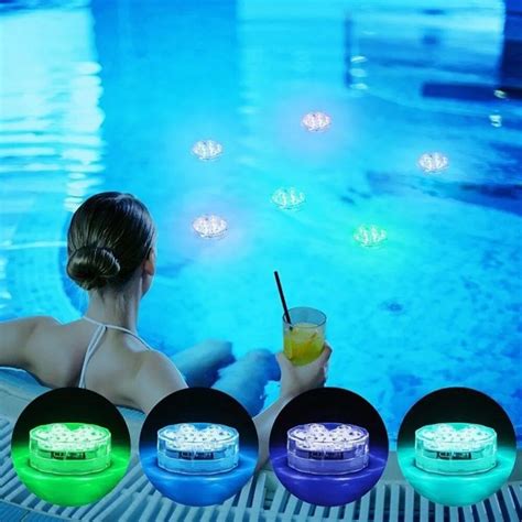swimming pool light with remote control rgb submersible light durable
