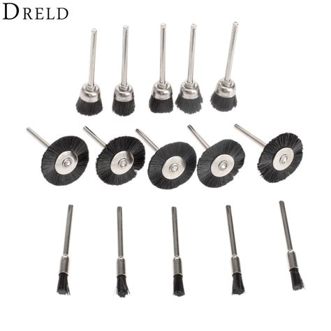 pcs dremel accessories rotary tools nylon steel polishing buffing wheel grinding deburring