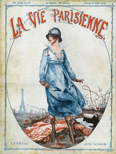 la vie parisienne 1918 1910s france cc drawing by the advertising archives