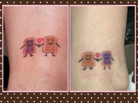 Peanut Butter And Jelly Tattoos Tattoos Sister Tattoos