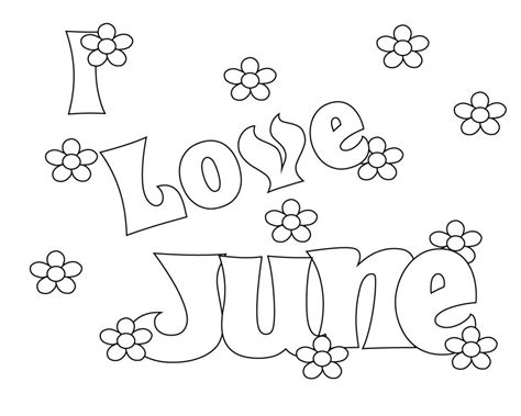 june printables coloring pages