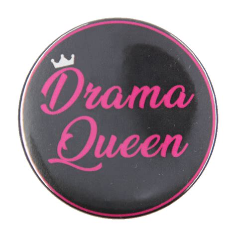 drama queen button buttonbude