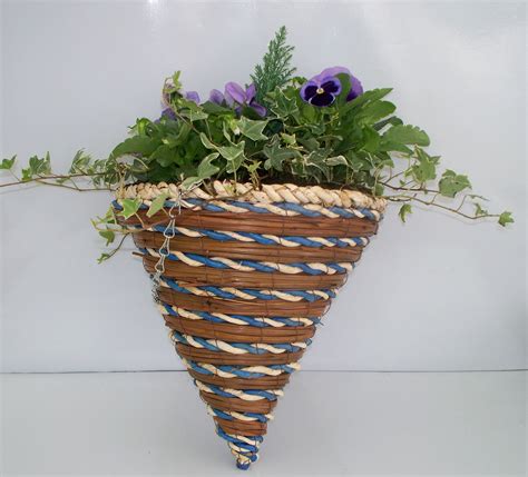 30cm Three Colour Cone Hanging Basket 06thc Fall Planters Hanging