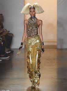 Models Invoke Ancient Egypt For The Blonds New York Fashion Week Show