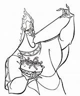 Hades Hercules Villain Sheets Coloriage Outlines Coloringhome sketch template