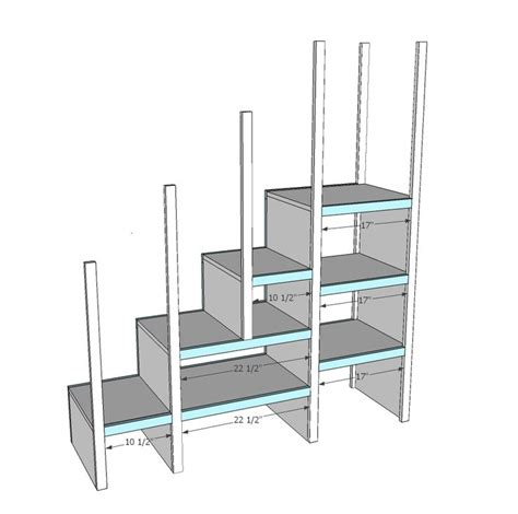 loft bed staircase plans