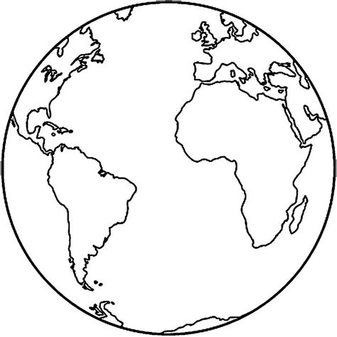 earth coloring page coloring pages  kids planeta tierra