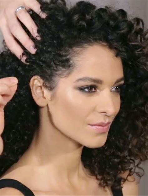 9 easy on the go hairstyles for naturally curly hair easy curly updo