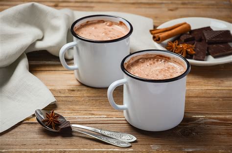 enjoy your hot chocolate but drink it healthy
