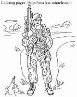 Army Coloring Pages Print Printable Miracle Timeless sketch template