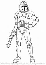 Clone Coloring Cody Commander Coloriages Bly Trooper Starwars Clones Stormtrooper Mandalorian Drawingtutorials101 Inspirant Preferes Sketch Yoda sketch template