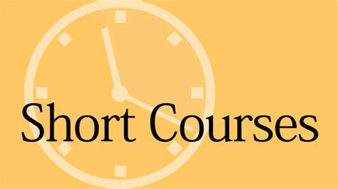 short courses bioed