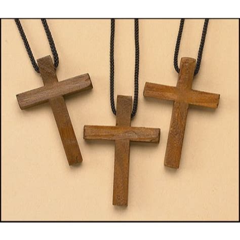 wood cross pendant  pack