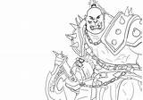 Coloring Orc Warcraft Pages Ausmalbilder Drawings 520px 48kb Pinnwand Auswählen sketch template