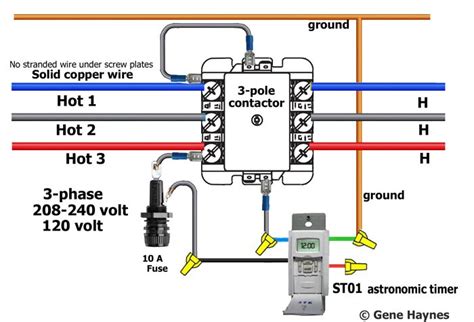 timer  contactor  relay diagram single phase contactor wiring diagram  timer