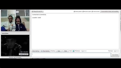 justin bieber trolling on chatroulette youtube