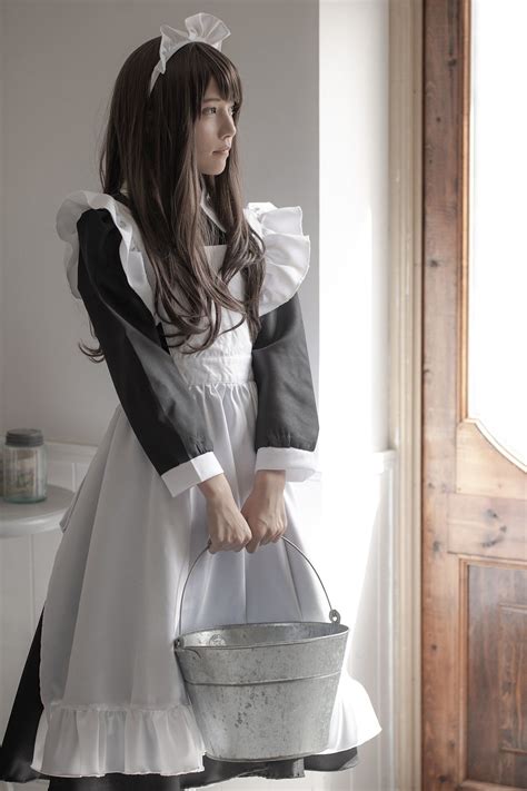 Maid Cosplay Cosplay Girls Japanese Beauty Asian Beauty Female Pose