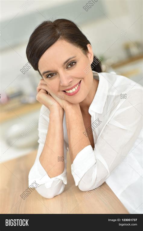 portrait attractive 40 year old image and photo bigstock