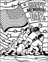 Memorial Coloring Pages Printable Happy Flag Kids Drawing Sheets Sheet Adult Toddlers Crafts Color Activities Allegiance Pledge Getdrawings Print History sketch template
